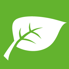 ihrgartenmacher — Logo mit Blatt-Symbol